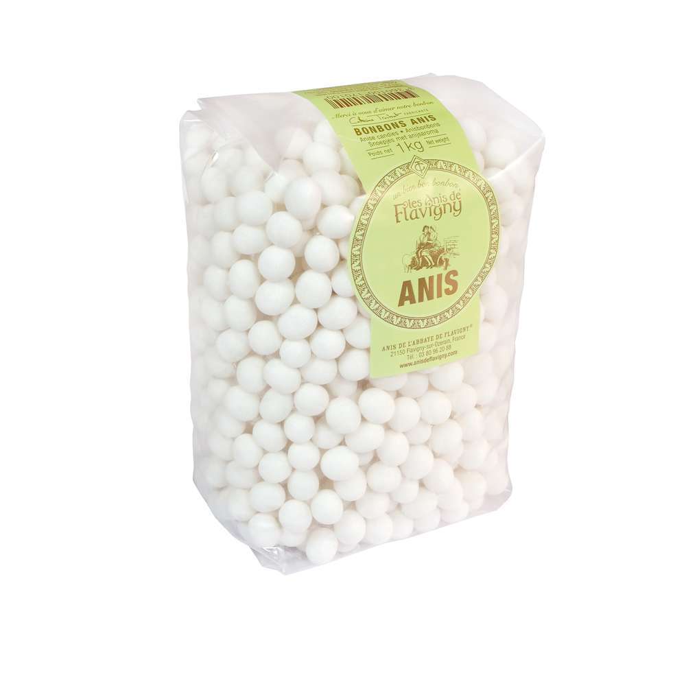 Bonbon Anis de Flavigny: sac 1 kg anis