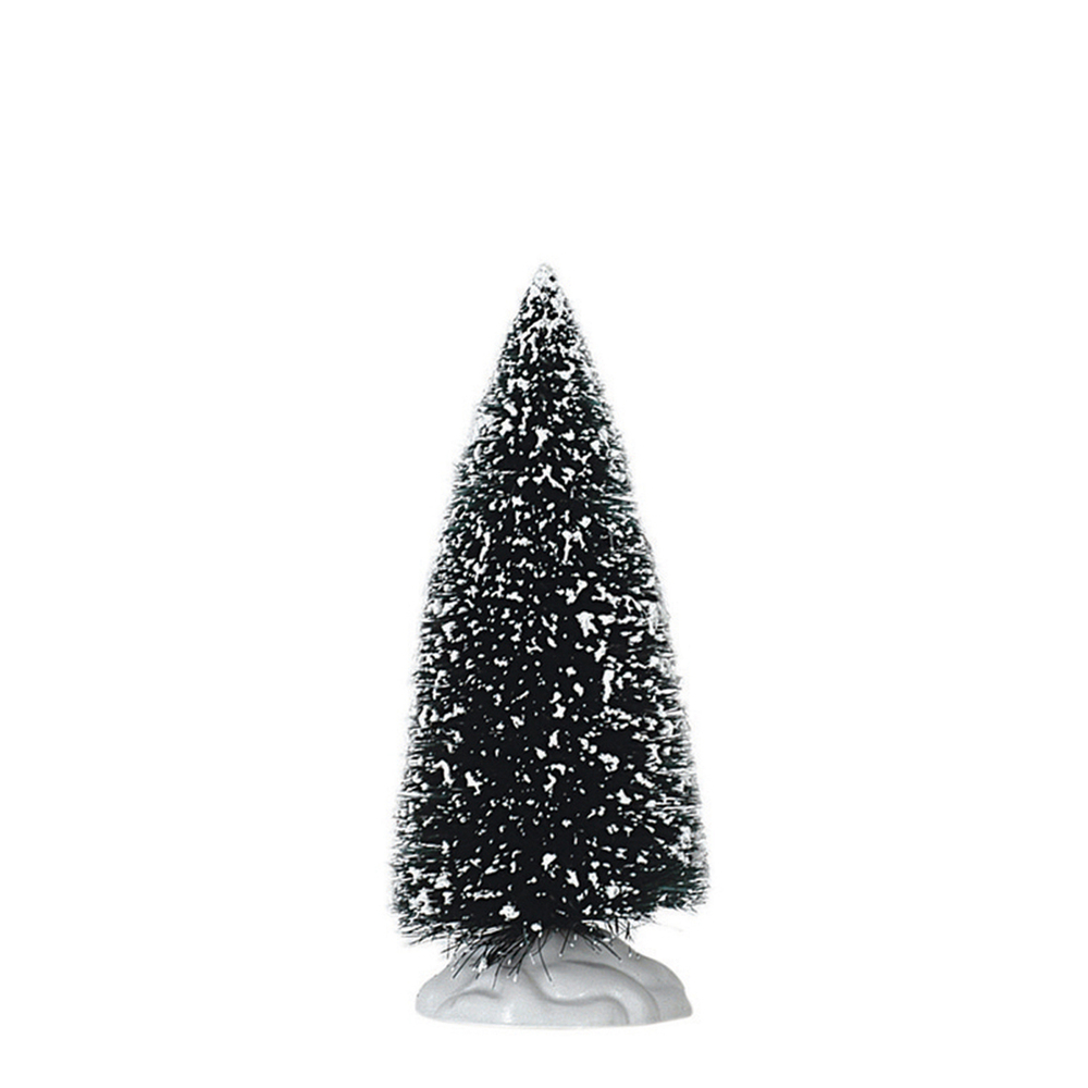 Sapin de Noël enneigé pour village miniature : Moyen modèle