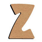 Forme en médium - Lettre majuscule "Z" (8x5cm)