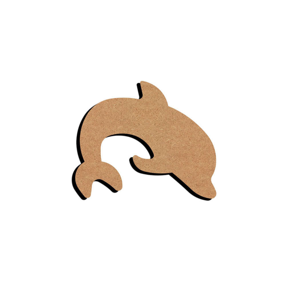 Forme en médium - Dauphin 14x12cm