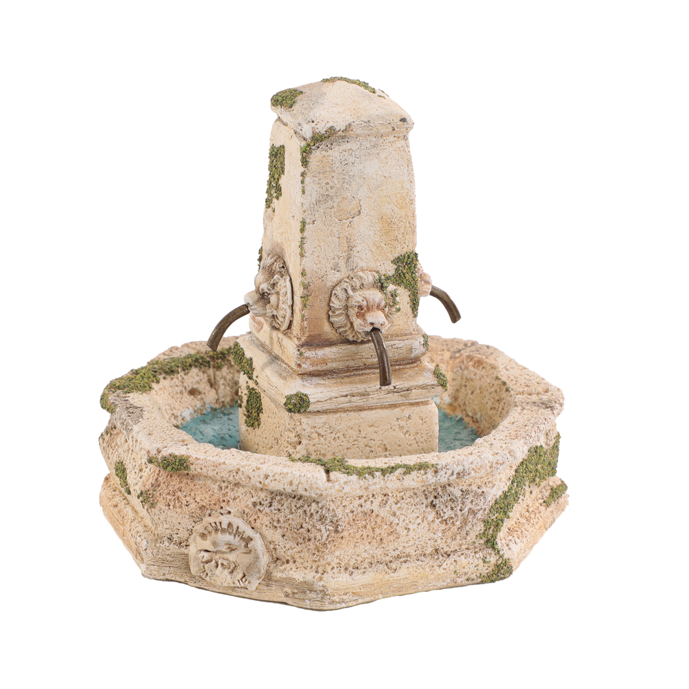 Fontaine miniature pour village de noel outlet