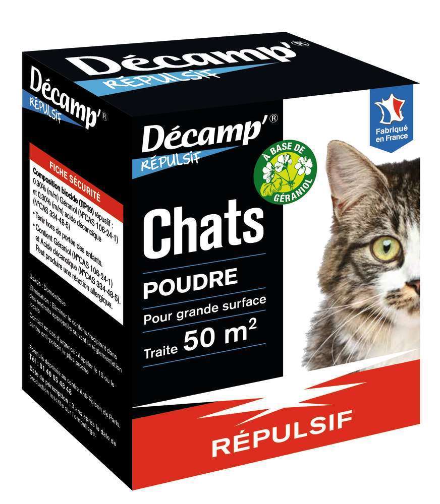 Repulsif Chats En Poudre Boite 0 G Decamp Truffaut