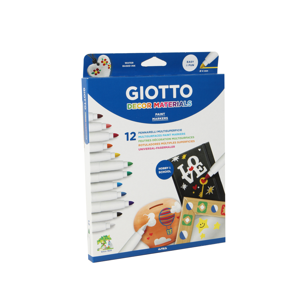 Feutres Decor Materials: x 12, Ã©tui