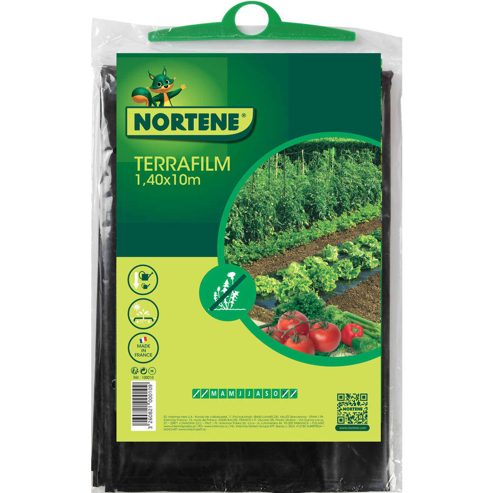 Film de paillage toutes cultures noir 1,40X10M