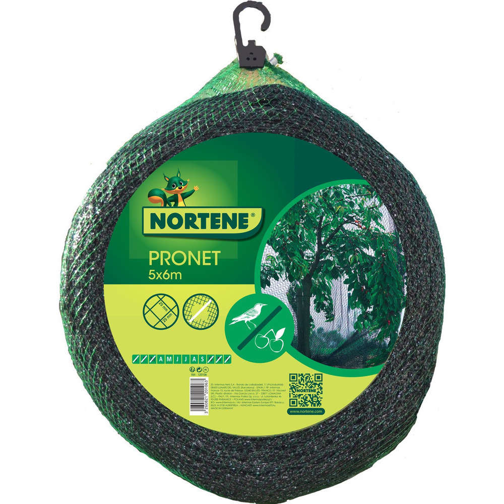 Filet de protection renforcé vert 5X6M