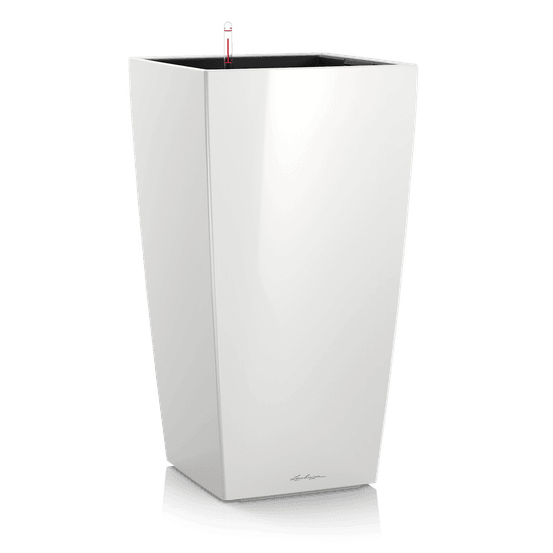Pot Cubico Premium, coloris blanc L.40xl.40xH.75cm