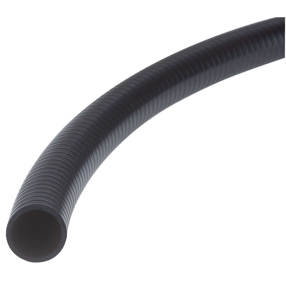 Tuyau spiralé noir : d.25 mm