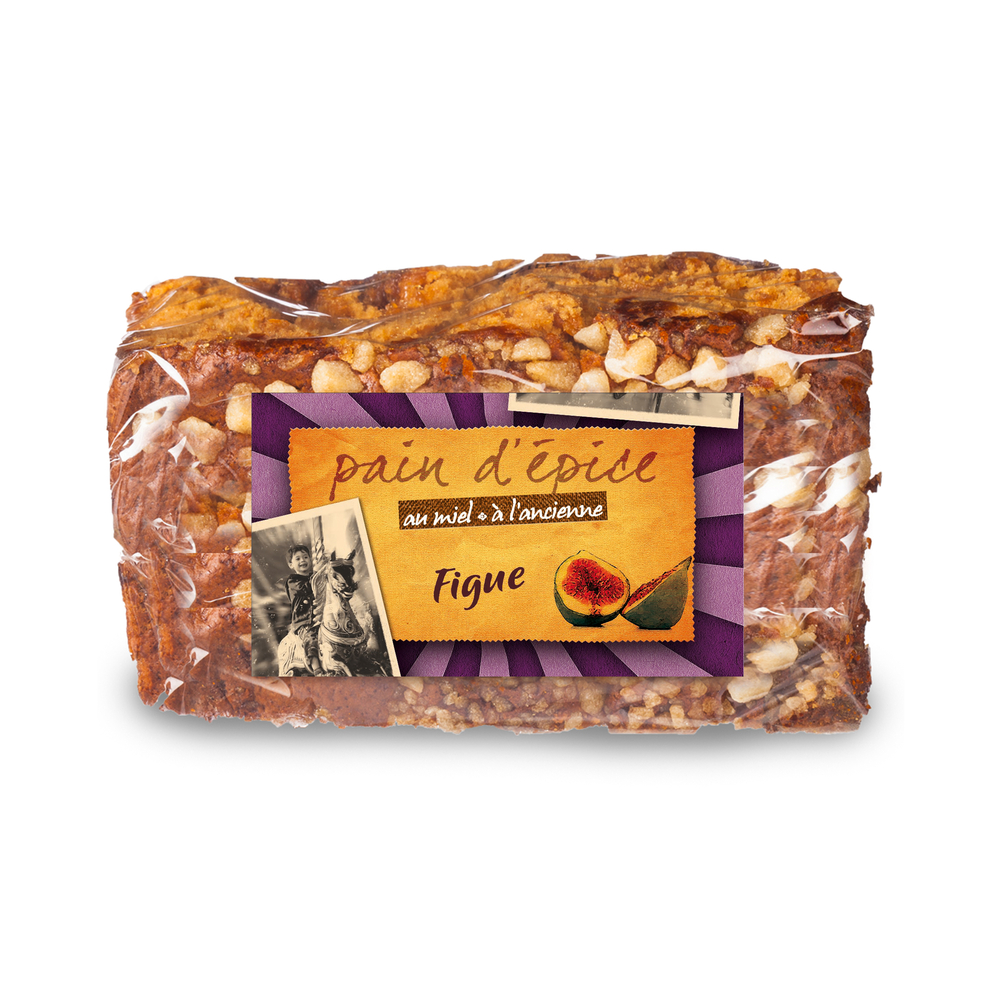 Pain d' épices à l'ancienne figues 500gr