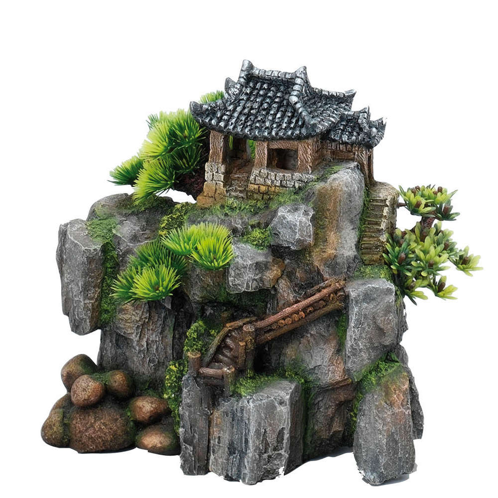 Décoration d'aquarium Cottage SM : L23,5xl14xH23 cm