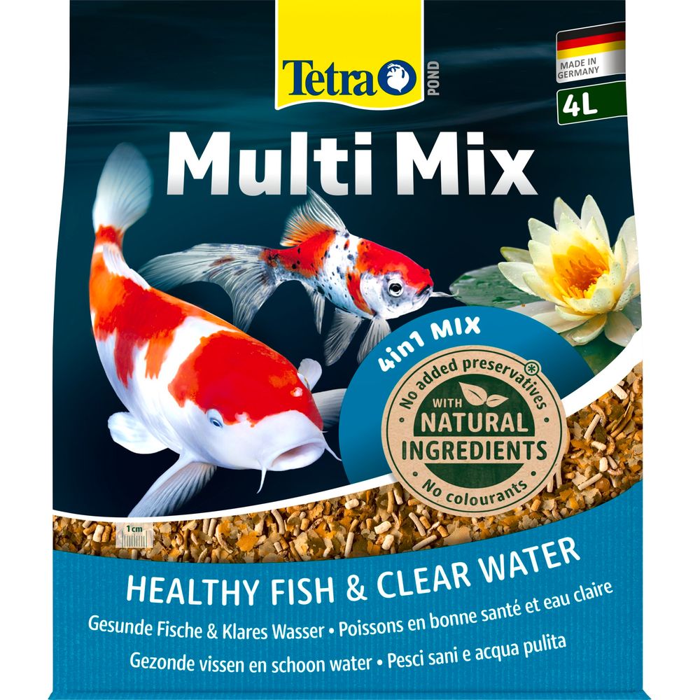 Tetrapond Multimix, alimentation pour poissons de bassin - 4L
