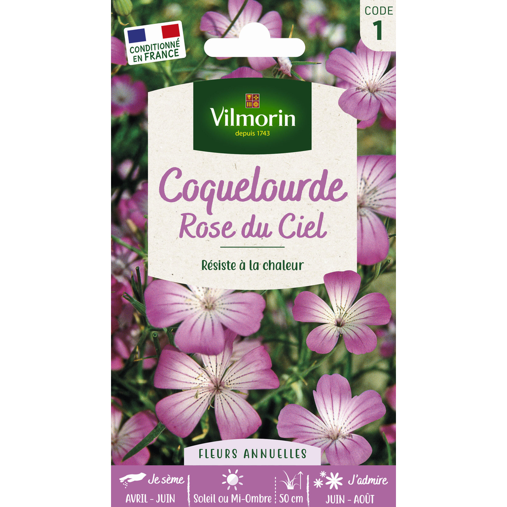 Coquelourde Rose du ciel : en sachet
