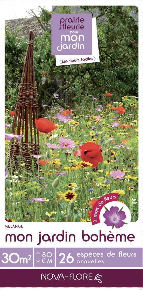MÃ©lange fleuri BohÃšme 30m2 : En boite