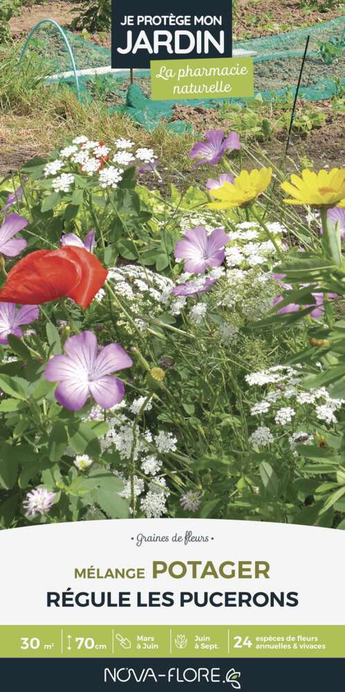 Mélange fleuri Pucerons 200 g - En boite