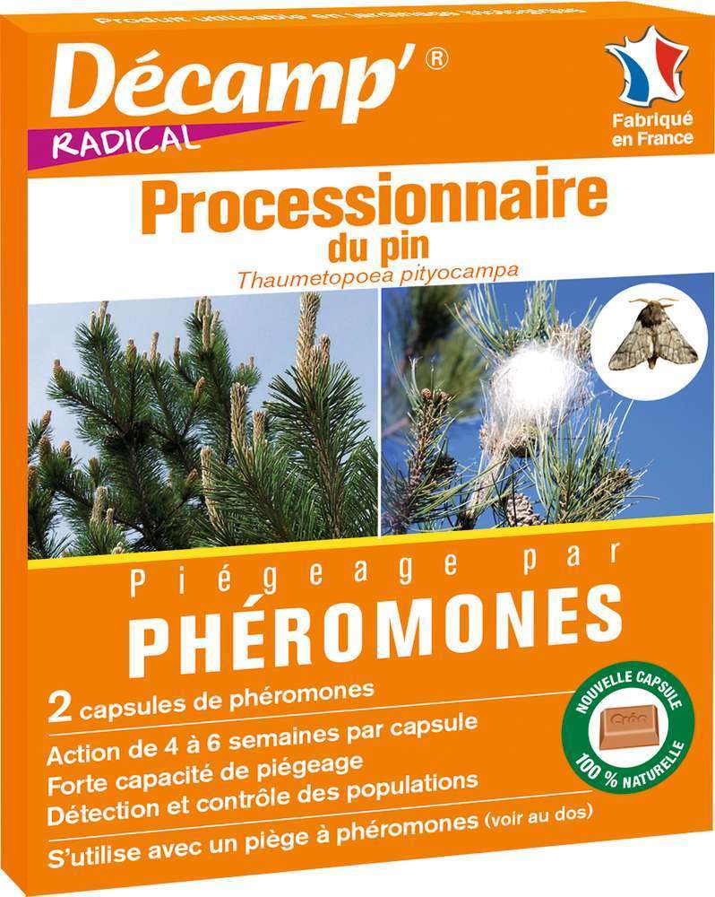 Phéromone chenille processionnaire du pin-2 capsules