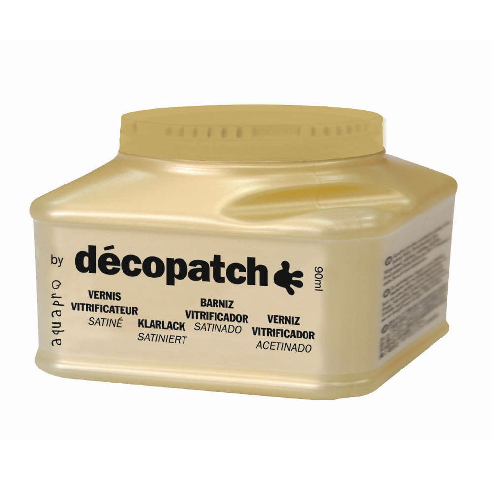 Vernis vitrificateur Aquapro, effet satiné 90ml