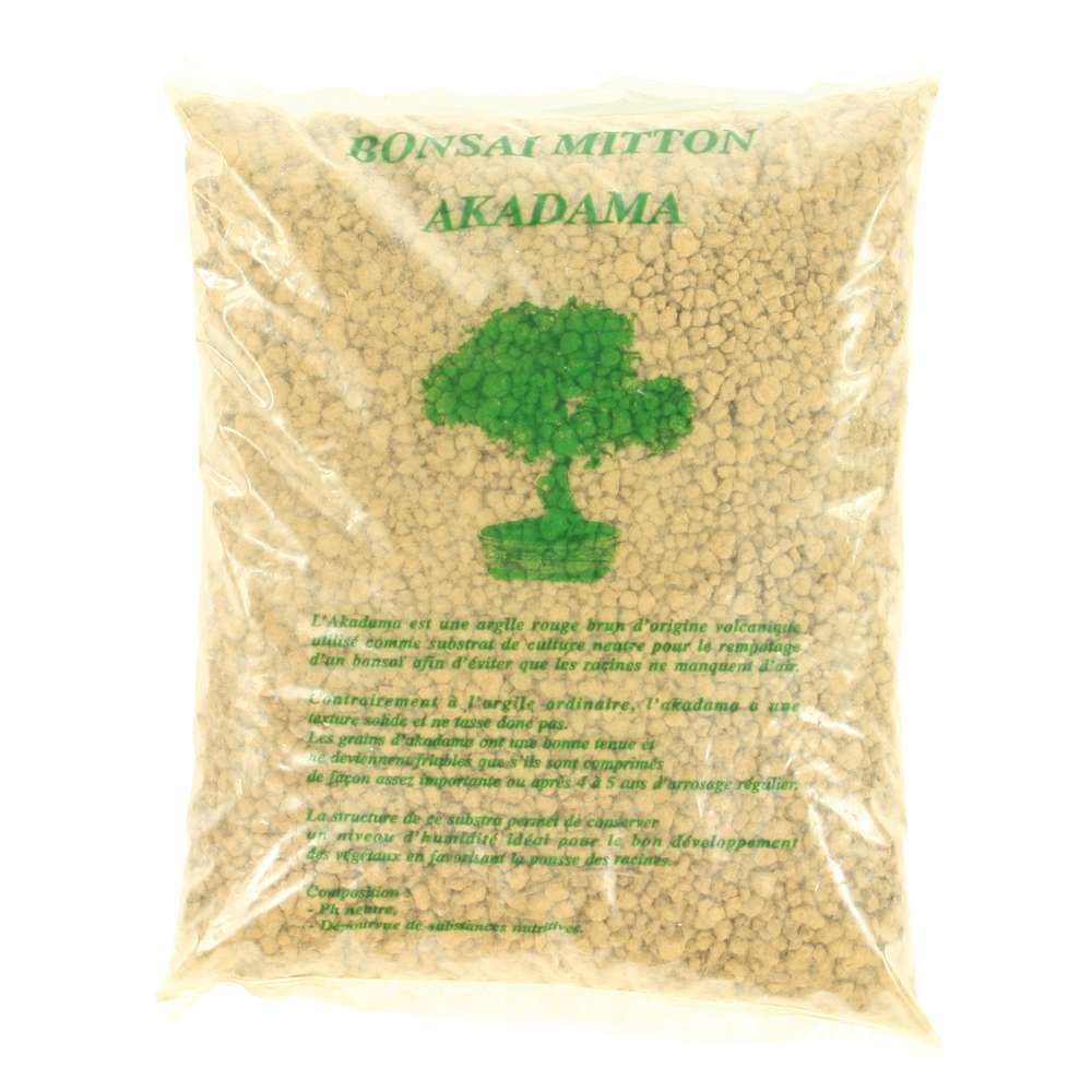 Sac d'argile rouge Akadama: 1L