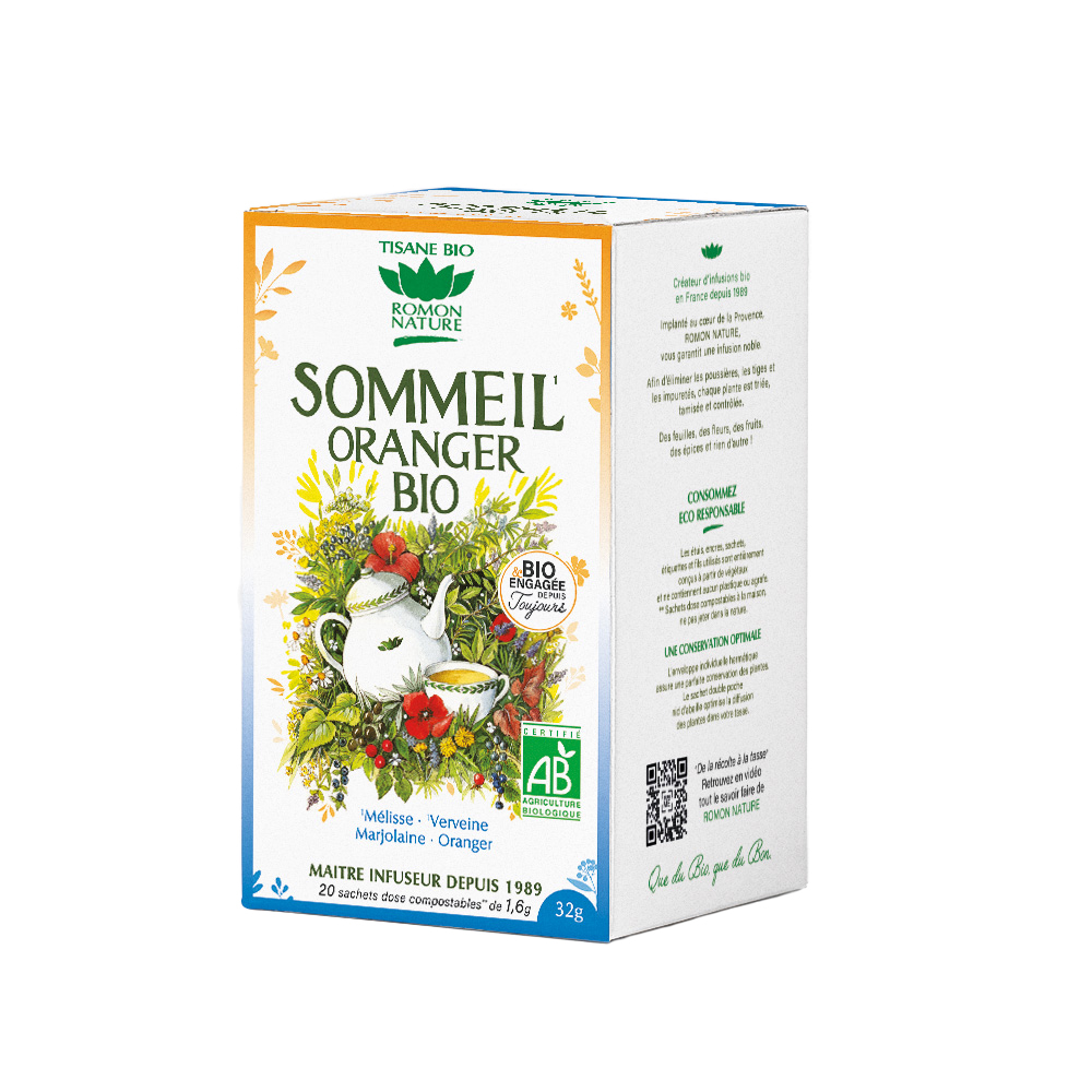 Sommeil oranger bio : 20 sachets