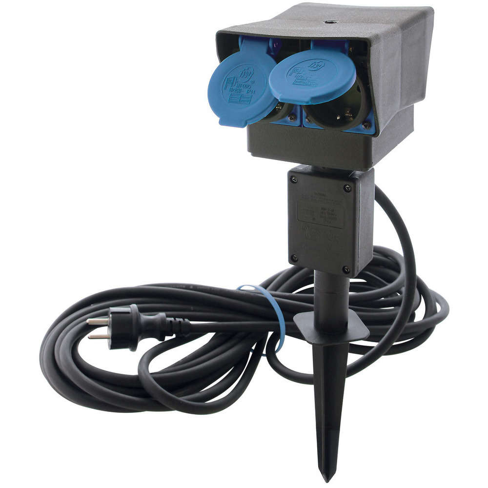 Rallonge électrique extérieure 4 prises : 5m de câble