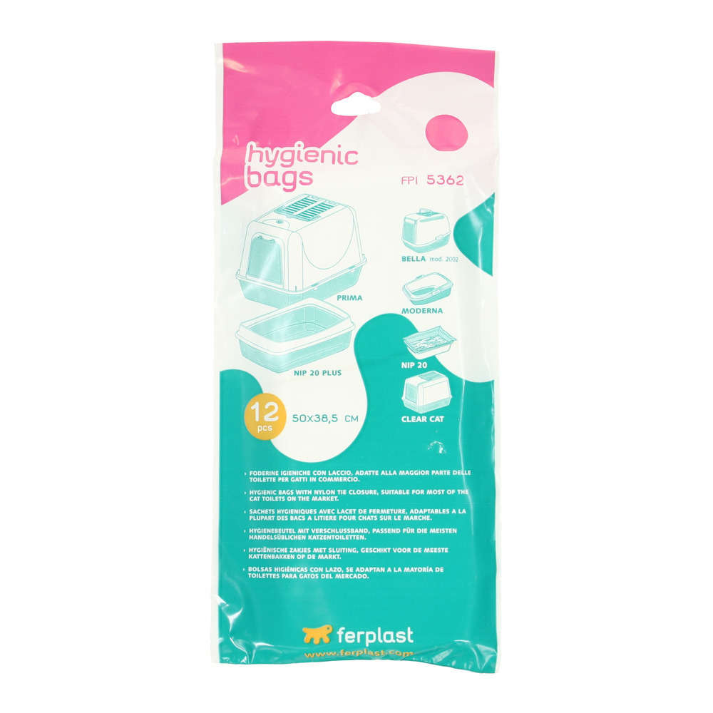 Sachets hygiéniques pour maisons de toilette Moderna, Bella et Prima