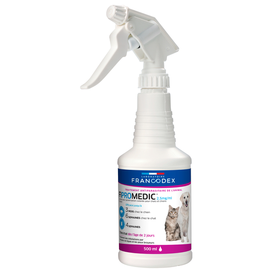 Traitement anti-parasitaires Fipromedic Spray : 500ml