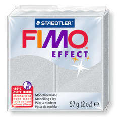 Pâte Fimo Effect, 57g - Métal argenté