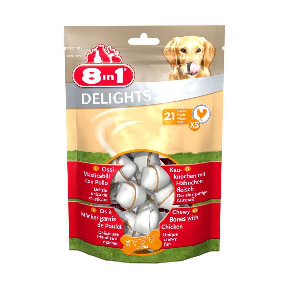 Os à mâcher pour chiens de petite taille et chiots.Format économique.