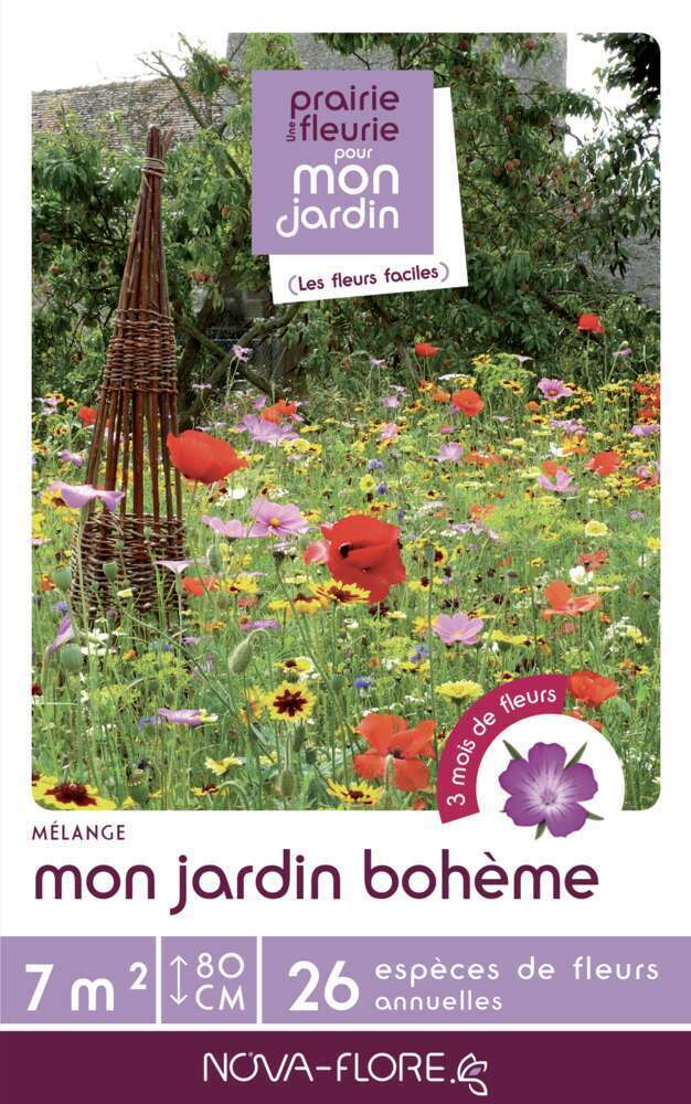 MÃ©lange fleuri BohÃšme 7m2 : En boite