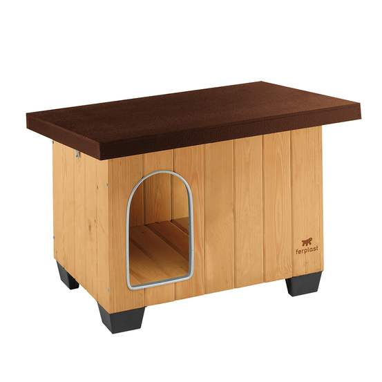 Niche en bois Baita 60 marron, 73,5x59x52,5 cm