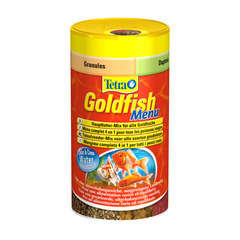 Aliment complet pour poissons rouges Goldfish Menu : 250 ML