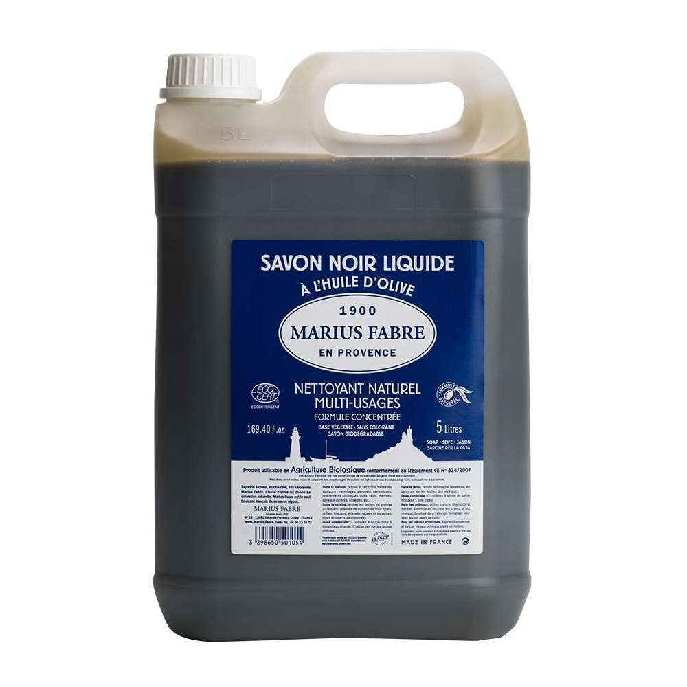 Savon noir Ã  l'huile d'olive:bidon de 5L