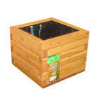 Bac carré bois en Pin massif - L.50 l.50xH.45cm
