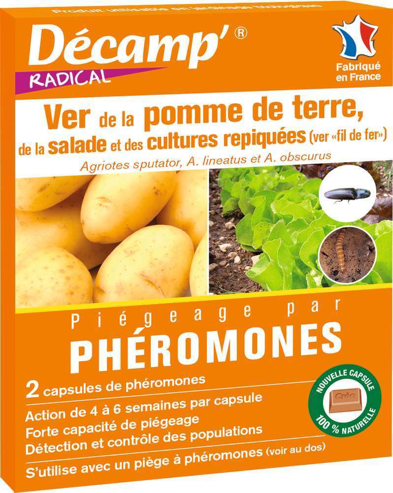 Phéromone Ver (fil de fer) de la pomme de terre-2 capsules