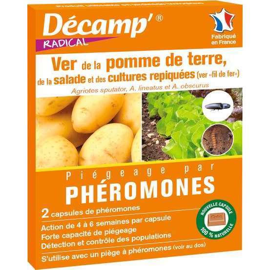 Phéromone Ver (fil de fer) de la pomme de terre-2 capsules
