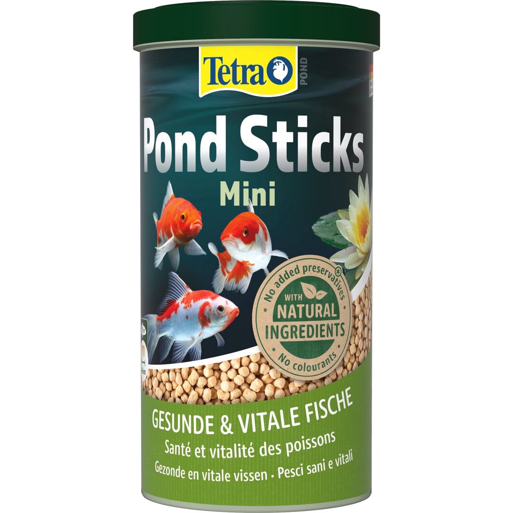 Alimentation pour poissons de bassin Tetra pond : sticks mini 1L