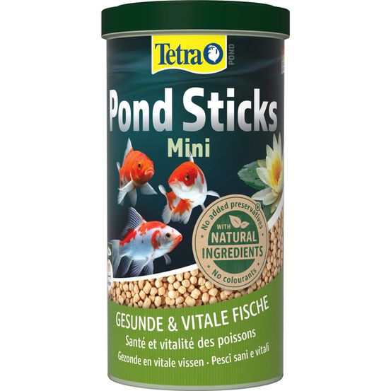 Alimentation pour poissons de bassin Tetra pond : sticks mini 1L