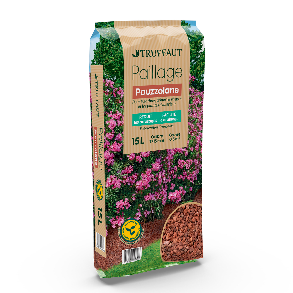 Pouzzolane : calibre 7/15 sac 15L