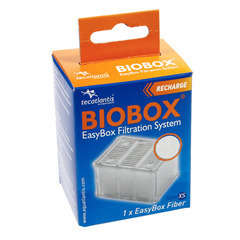 Easybox fibre xs : plastique ouate blanc l. 5,5 x l. 4 x h. 7 cm