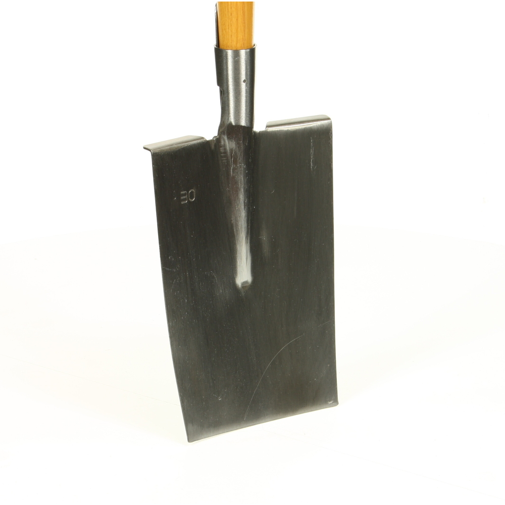 Louchet senlis : tête en acier avec manche en bois