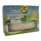 Nid fibre de coton oiseaux, naturel L65xl35xh48