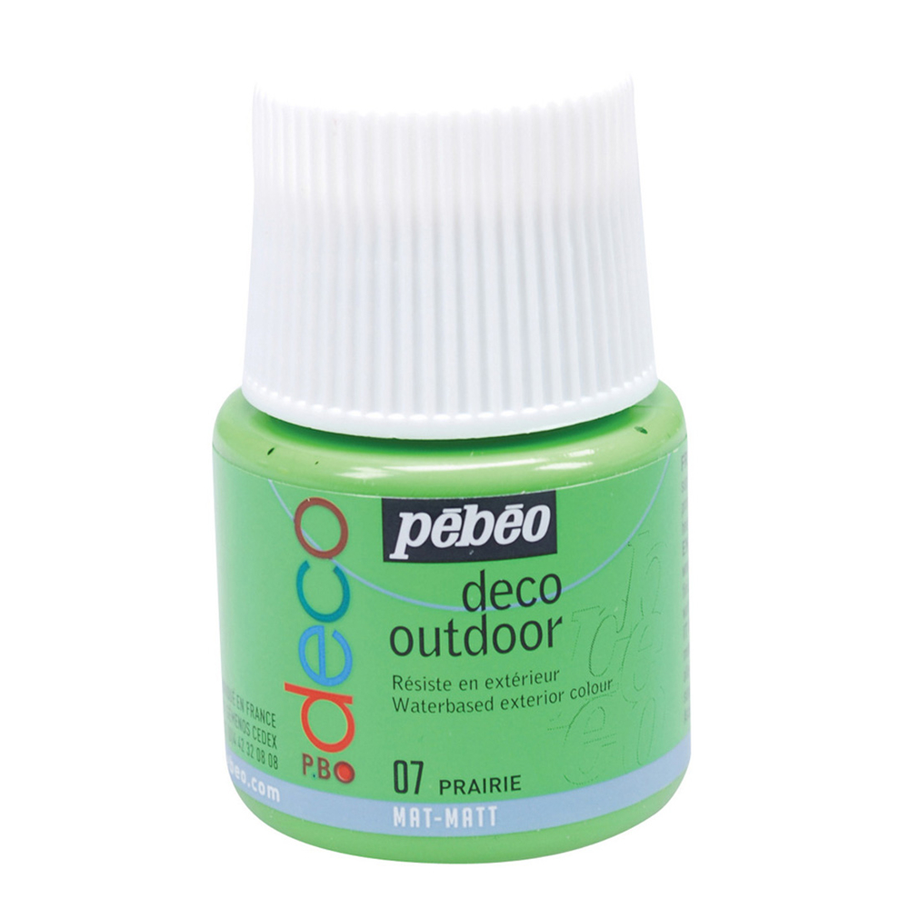 Peinture acrylique extérieure P.Bo deco, 45 ml - Prairie