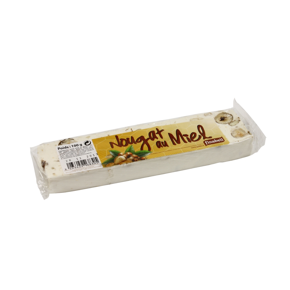 Nougats blanc au miel 100gr