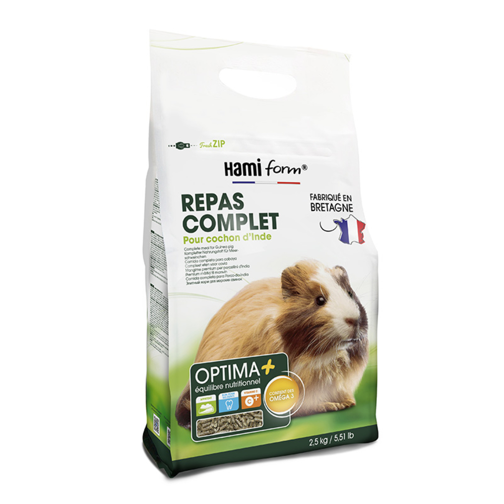 Aliment Optima+ pour cochon inde : 2,5kg