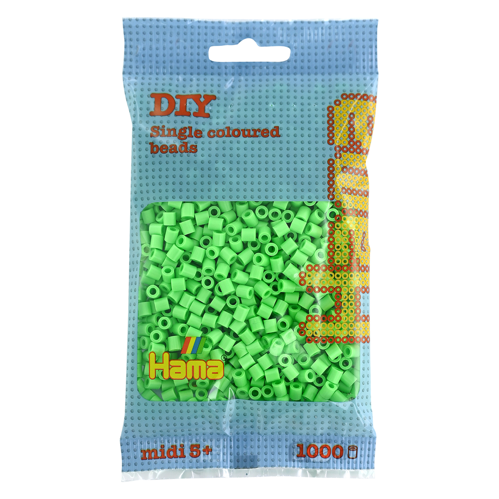 Sachet 1000 perles Midi: vert