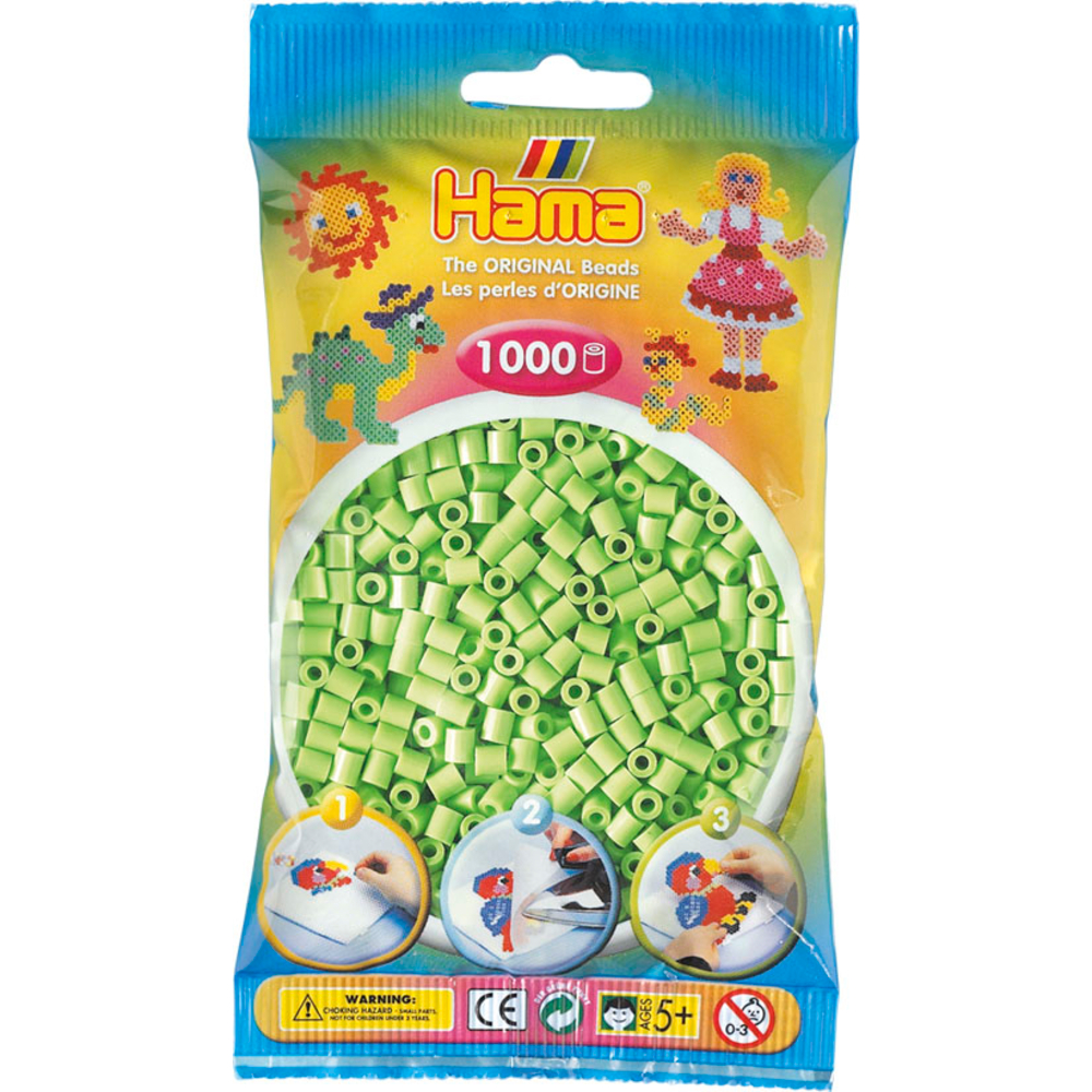 Sachet 1000 perles Midi: vert