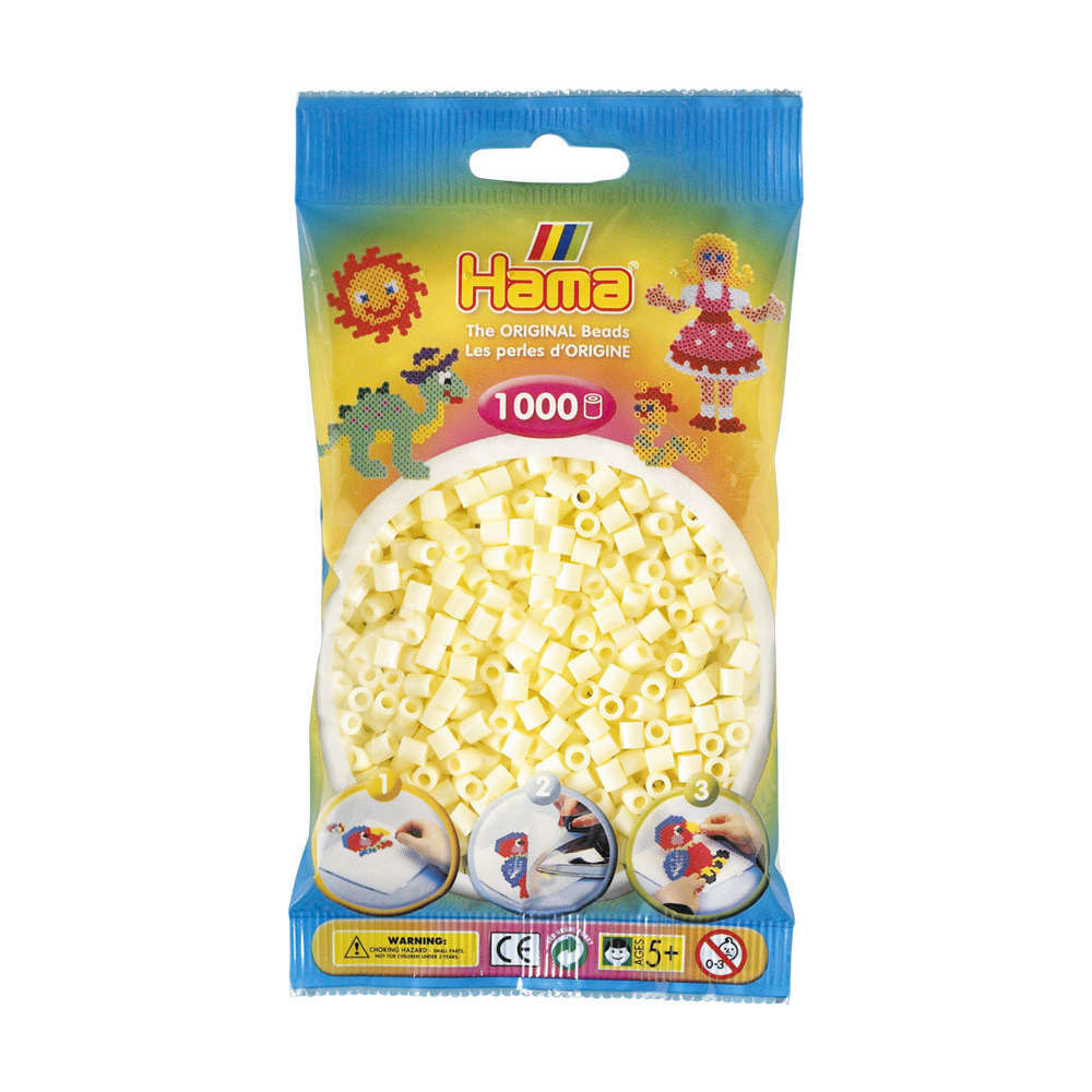 Sachet 1000 perles Midi: crème