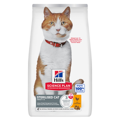 Croquettes jeune chat stérilisé: poulet 1,5kg