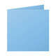 Cartes pliées Pollen 13,5x13,5 cm x25 - Bleu lavande