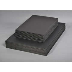 Carton mousse 50x65 cm - Ep. 5 mm, coloris noir