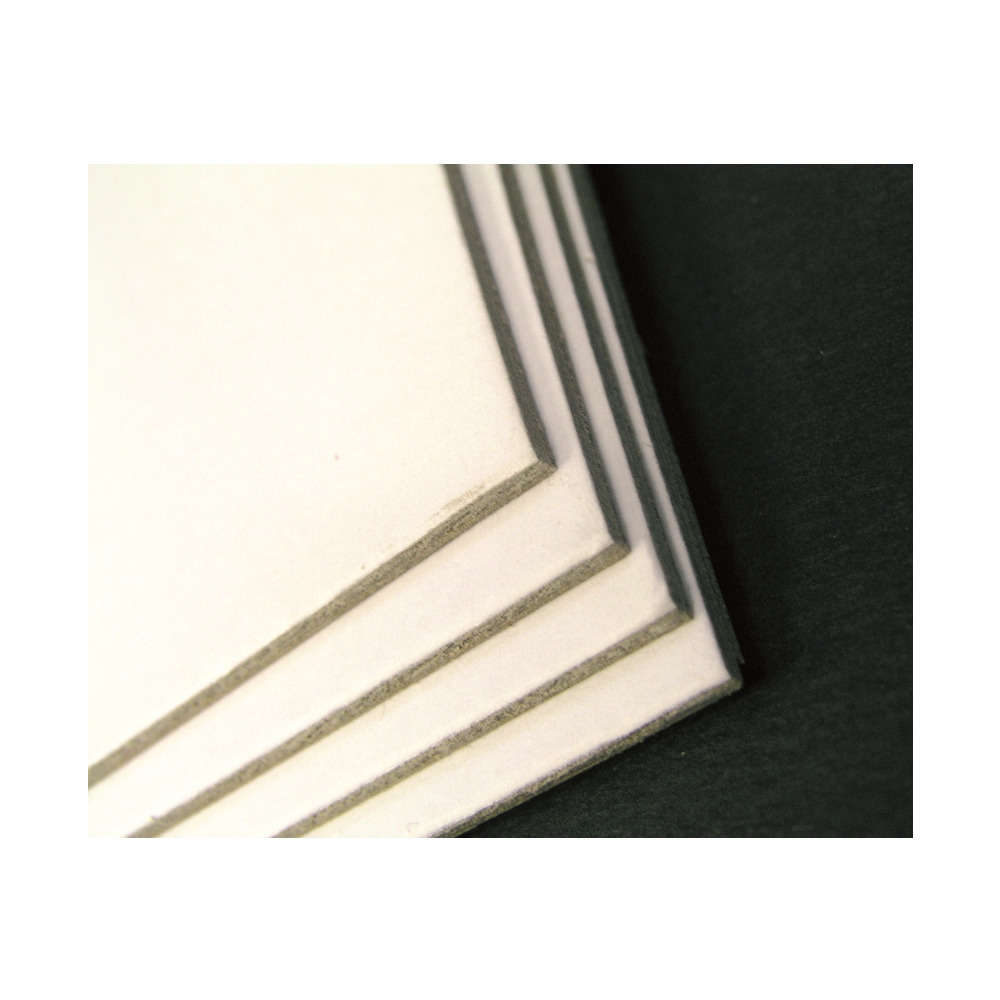 Feuille cartonnée blanc-gris (1200g) 50x65 cm