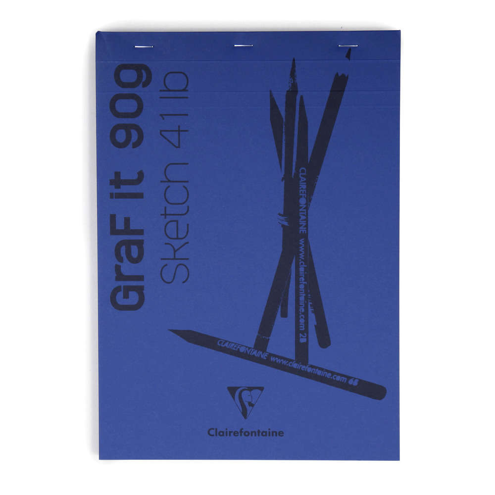 Bloc croquis collé GraF It de 80 feuilles (90g) A4 21x29,7 cm